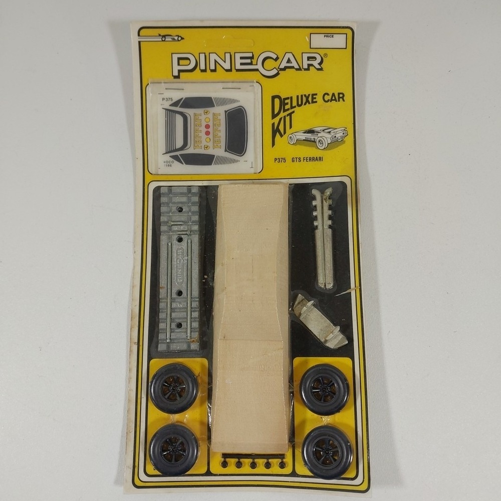 VTG Pinecar Deluxe Car Kit Turbo Funny Car P371‎ Pinewood Derby